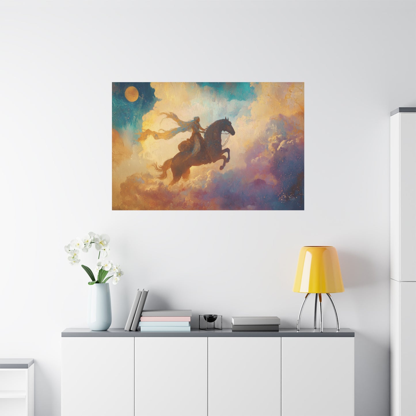 Equestrian of the Skies Canvas Print