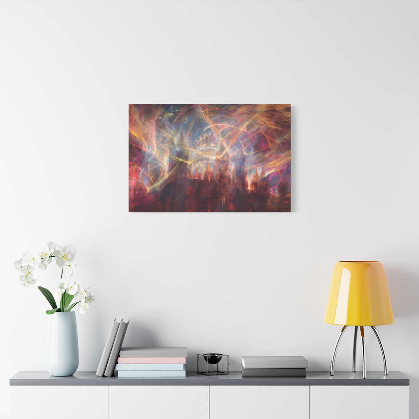 The Starlit Citadel Canvas Print