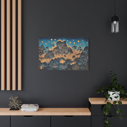 Lanterns of Twilight Canvas Print