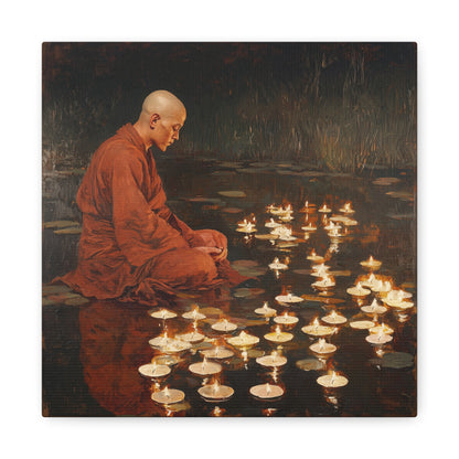 Whispering Flames Canvas Print