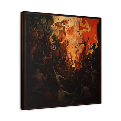 The Fiery Gathering Canvas Print