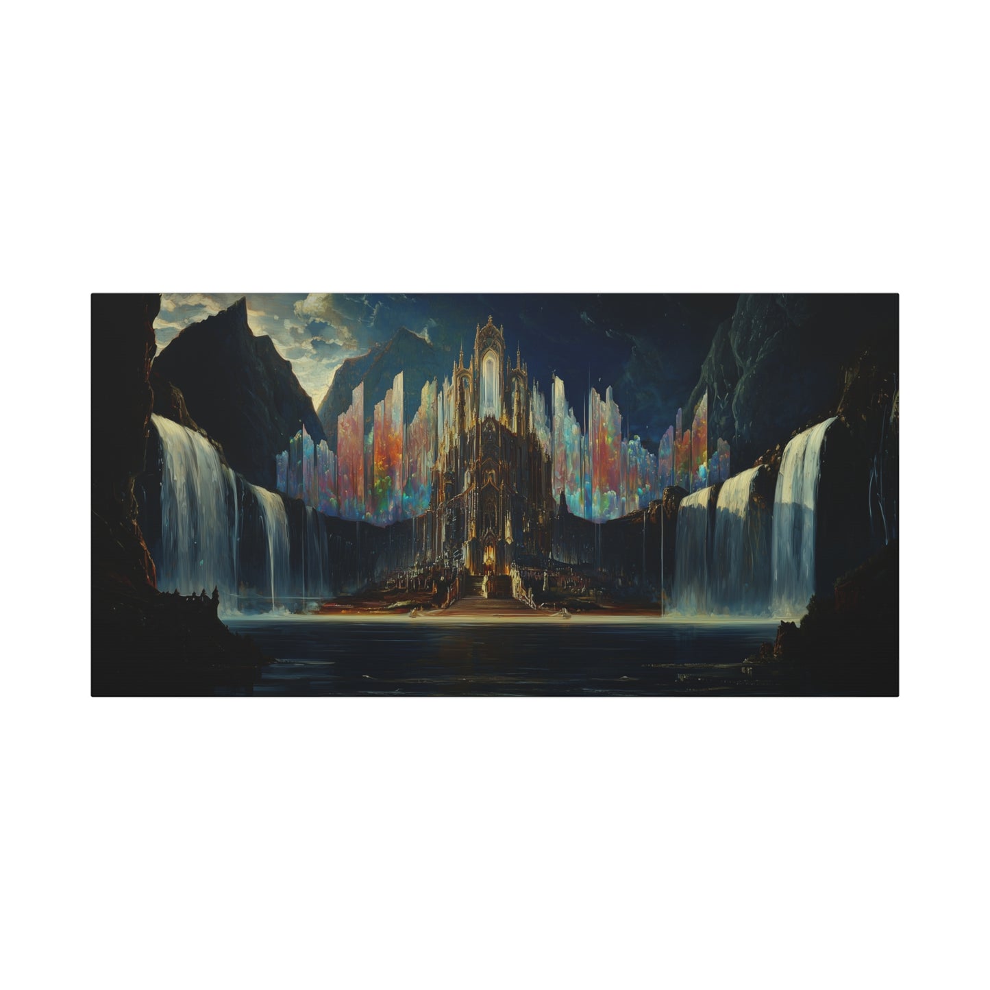 The Crystal Citadel Canvas Print