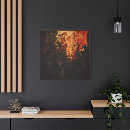 The Fiery Gathering Canvas Print