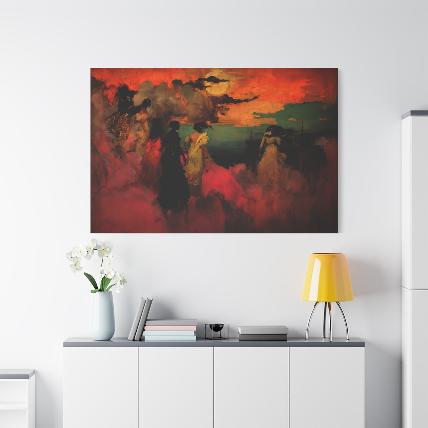 Shroud of Dusk Canvas Print