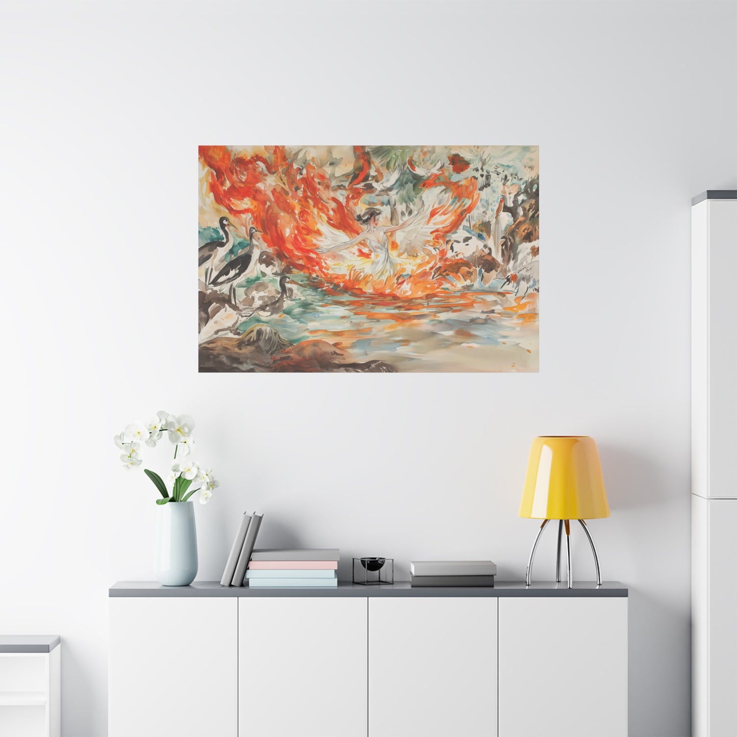 The Phoenix Dance Canvas Print