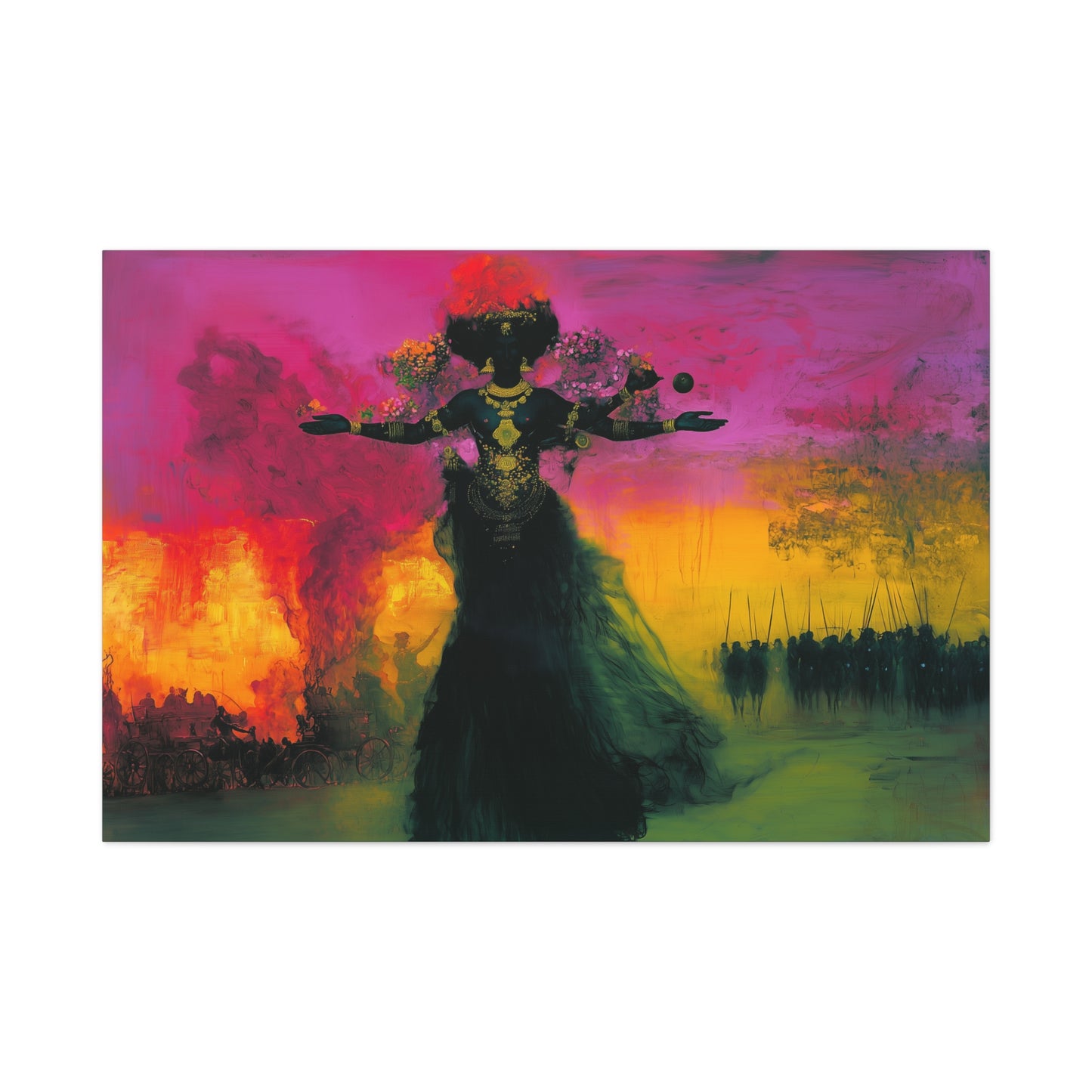 Dark Dance Canvas Print