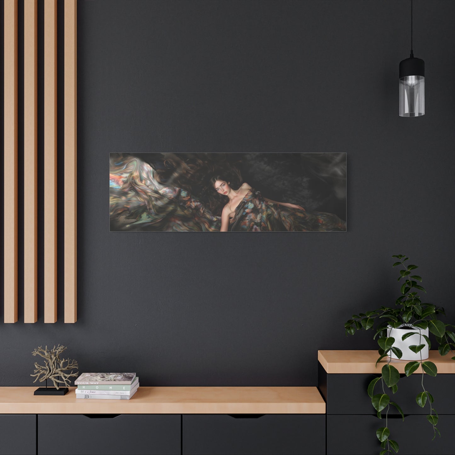 Silent Cascade Canvas Print