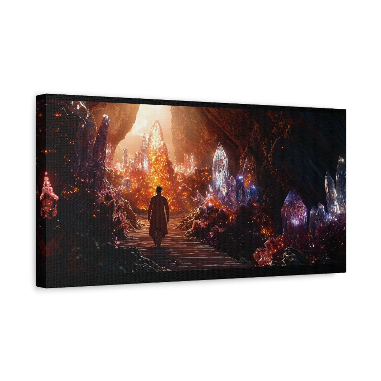 The Crystal Path Canvas Print