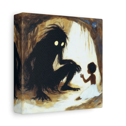 Dark Encounter Canvas Print