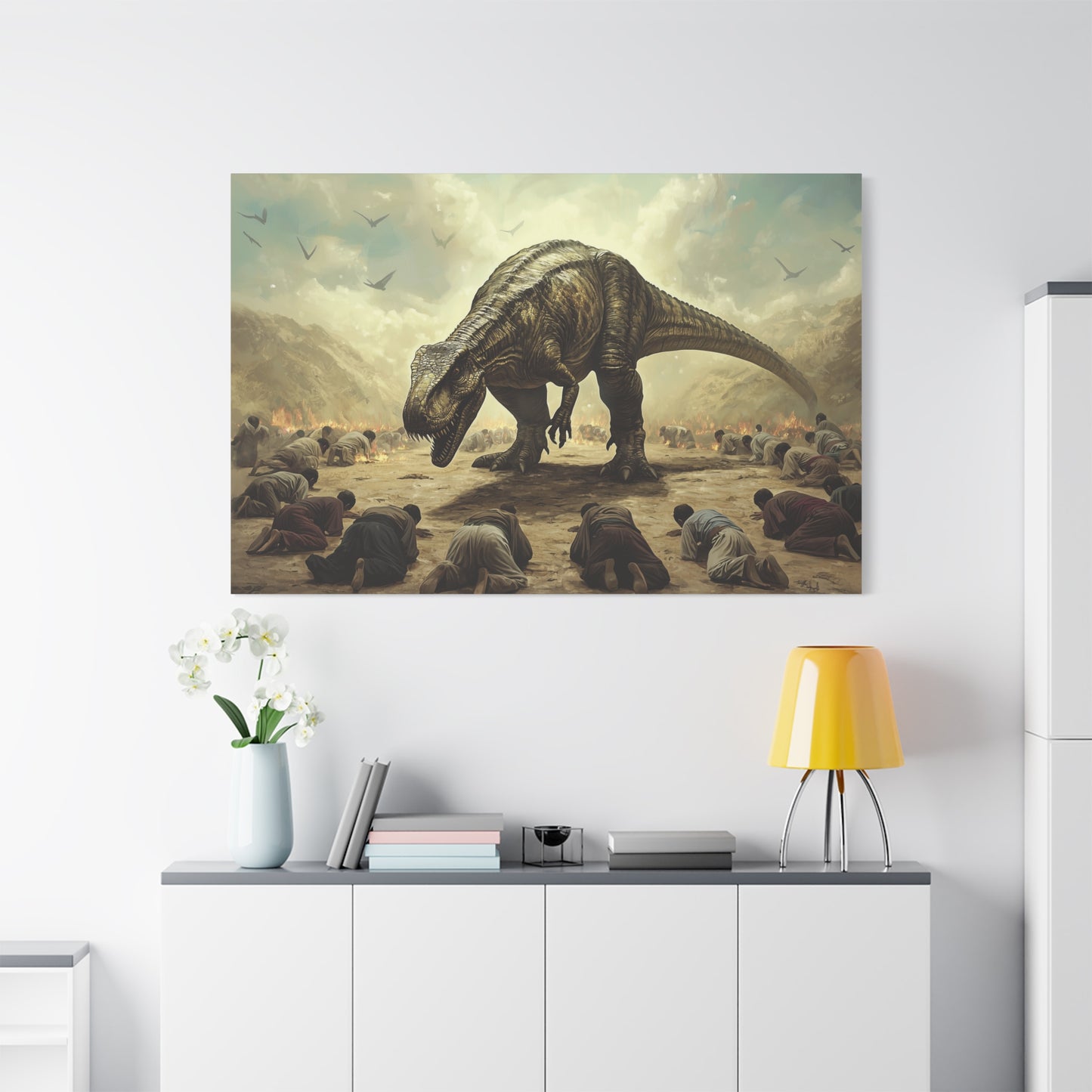 Awe in Dust Canvas Print