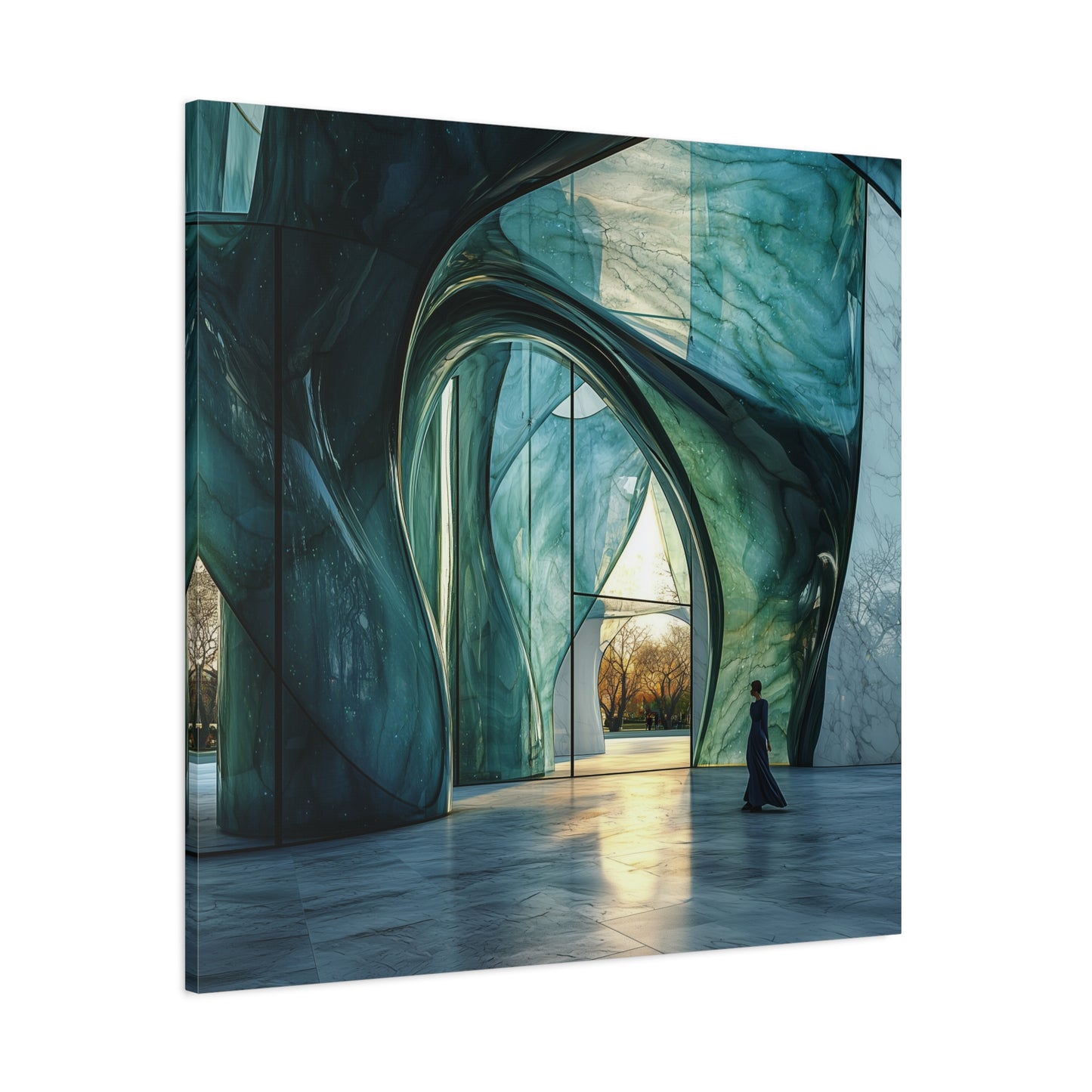 Through the Arch Canvas Print