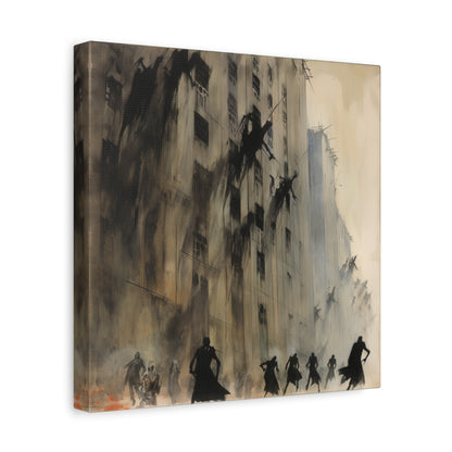 Stark Descent Canvas Print