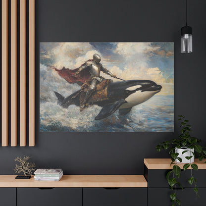 Leviathan's Knight Canvas Print