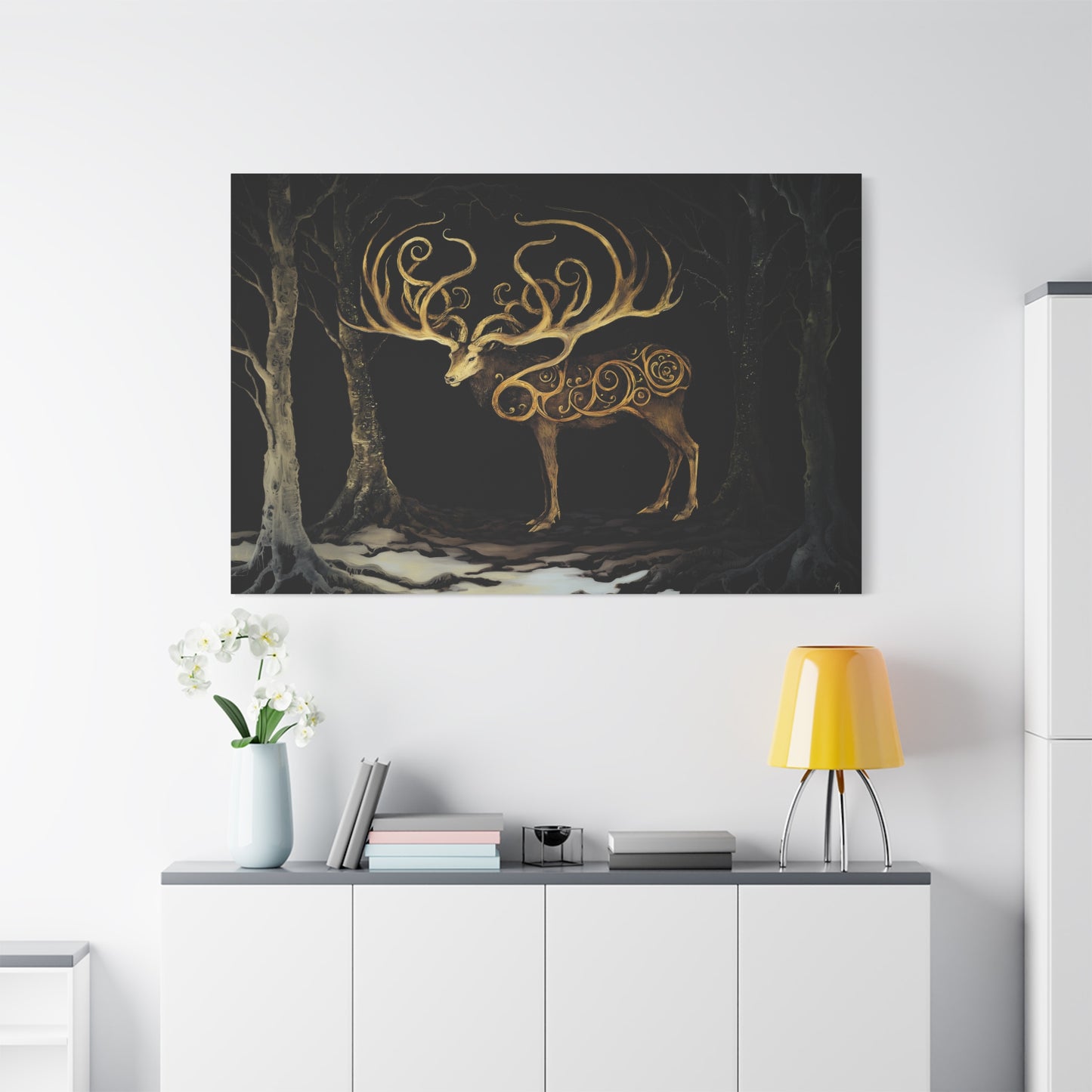 The Lurking Majesty Canvas Print