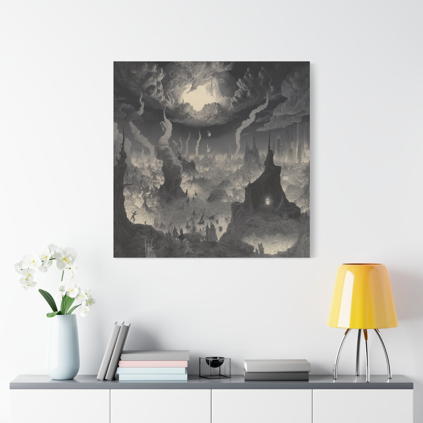 Where Night Dwells Canvas Print