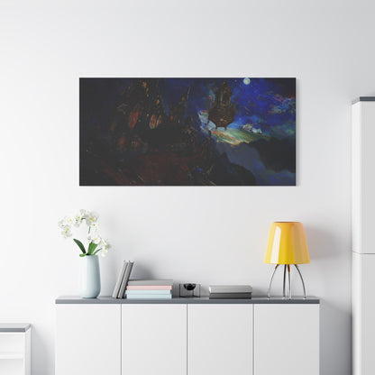 Shadowed Aegis Canvas Print