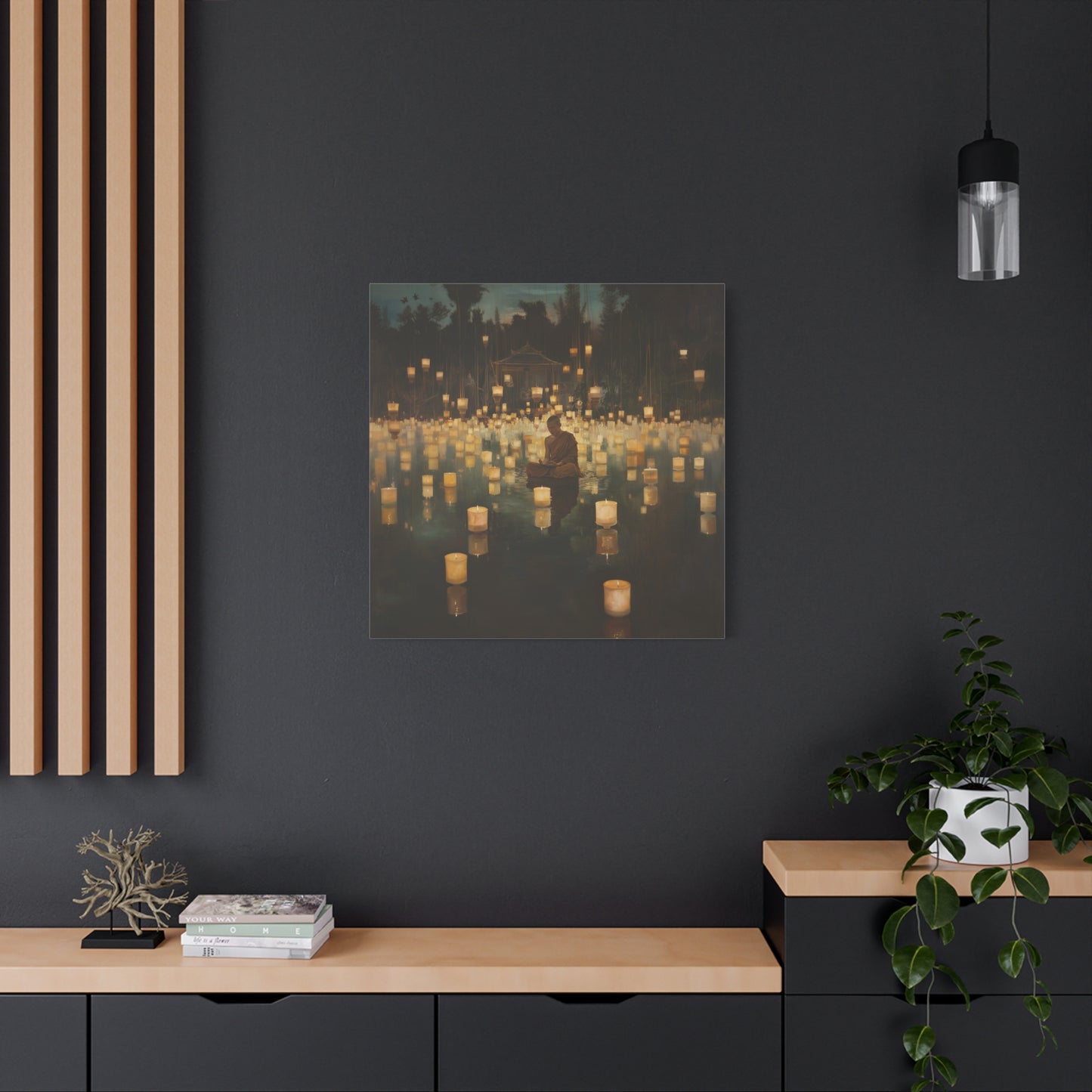 Silent Flames Canvas Print