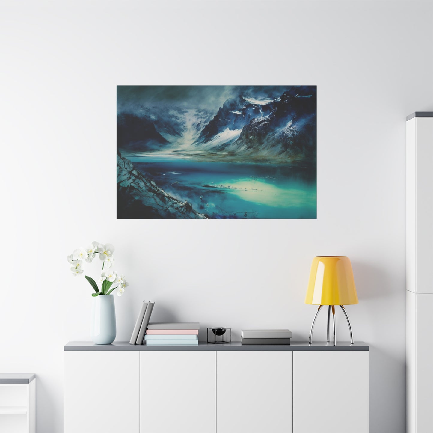 The Balance of Ice Canvas Print