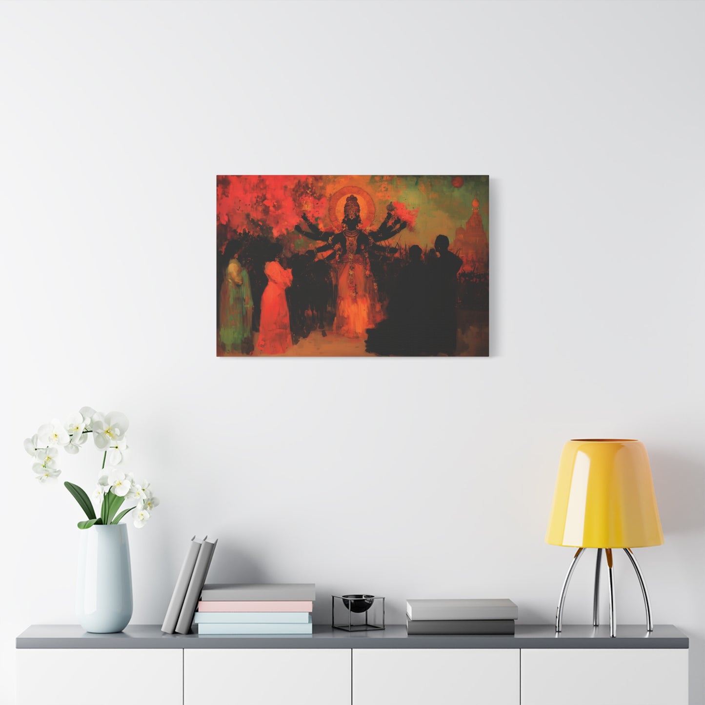 Shadowed Divinity Canvas Print