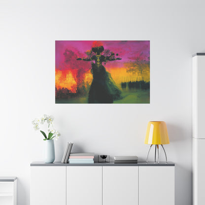 Dark Dance Canvas Print