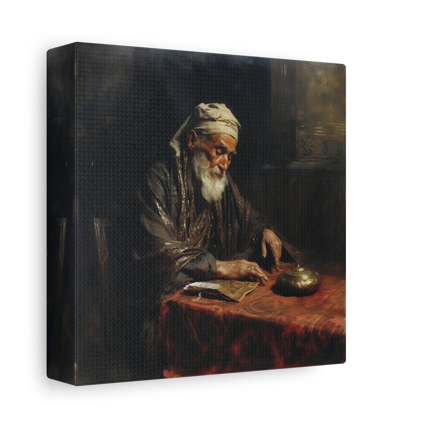 The Elder's Enigma Canvas Print