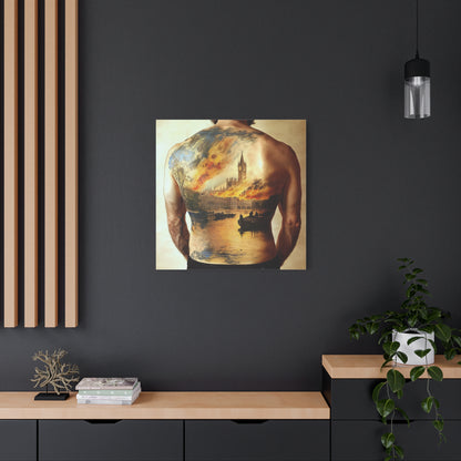 A Blaze Within Canvas Print