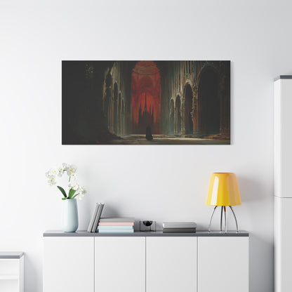 The Crimson Vault Canvas Print