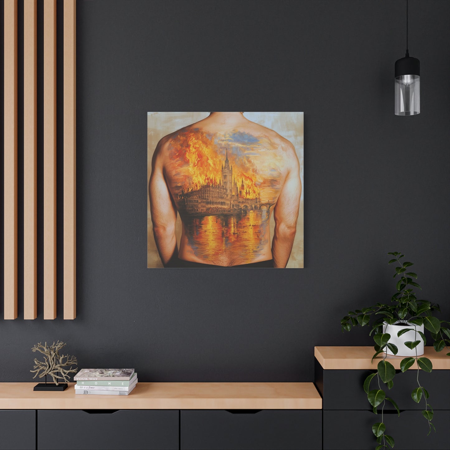 The Burning Dream Canvas Print