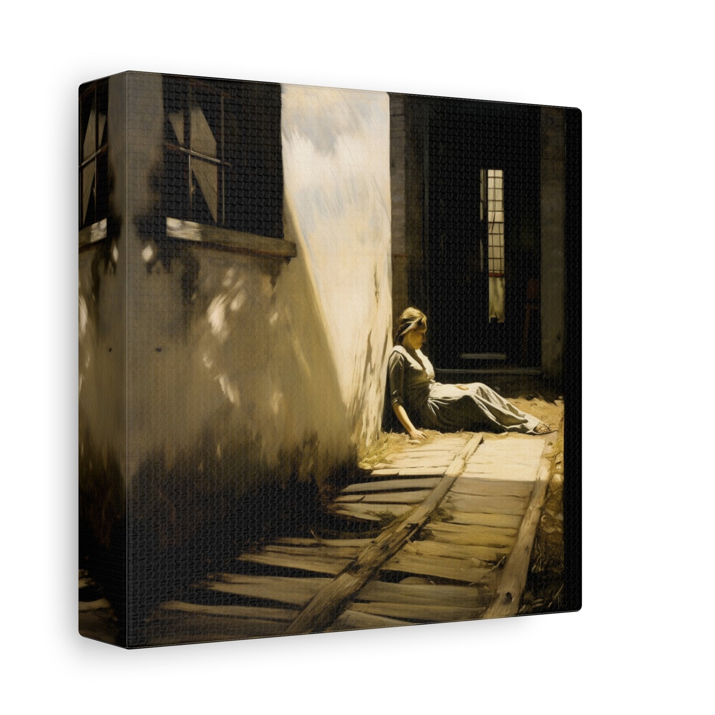 Shadow's Embrace Canvas Print