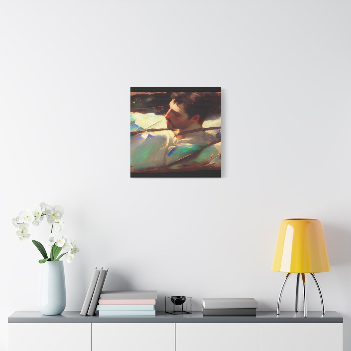 The Dreamer's Veil Canvas Print