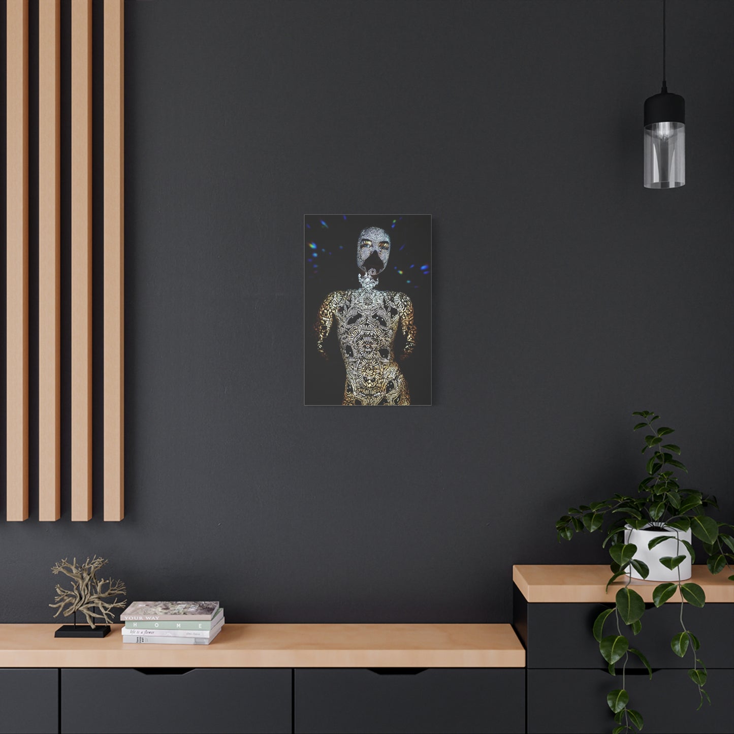 The Lurking Glyphs Canvas Print