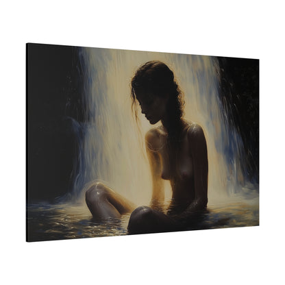 Waterfall Tranquility Canvas Print