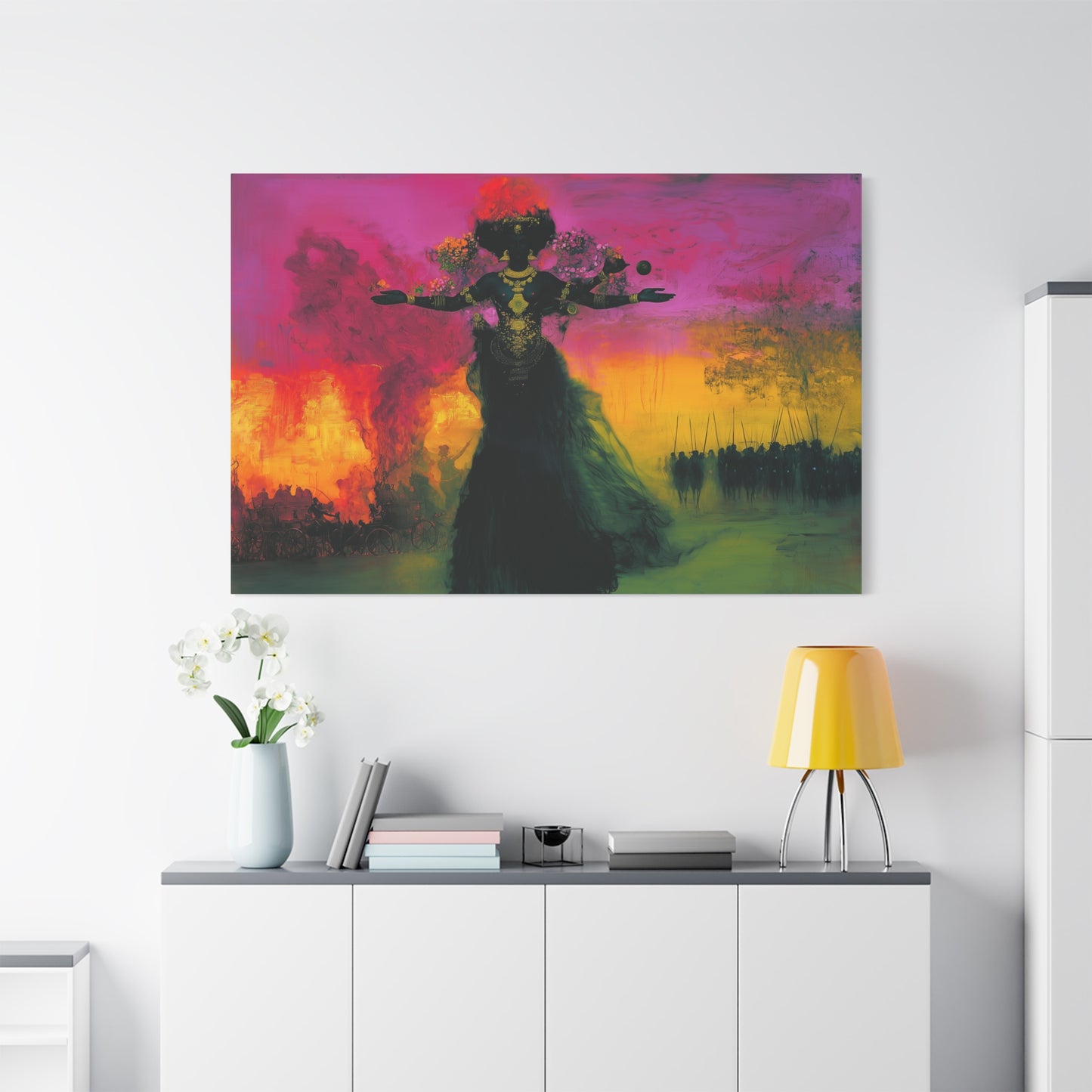 Dark Dance Canvas Print