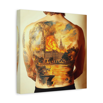 Eldritch Conflagration Canvas Print