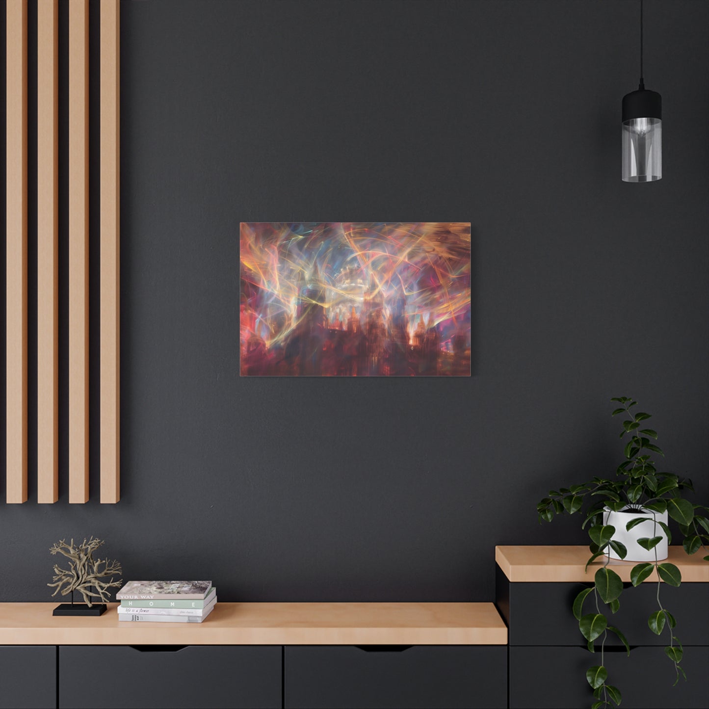 The Starlit Citadel Canvas Print