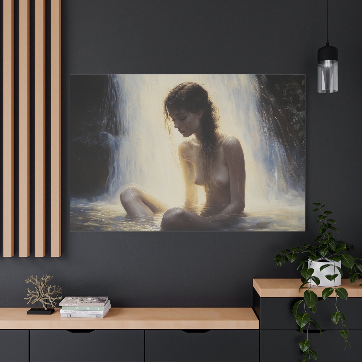 Eldritch Cascade Canvas Print