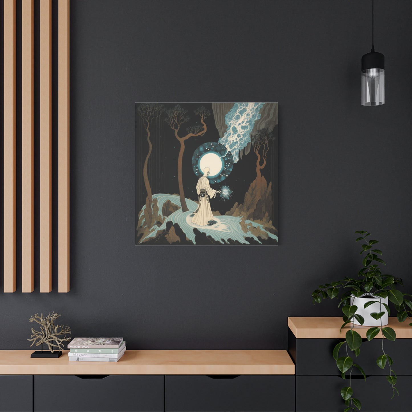 The Moon's Whisper Canvas Print