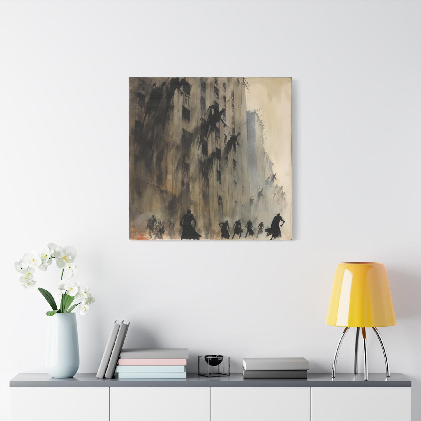 Stark Descent Canvas Print