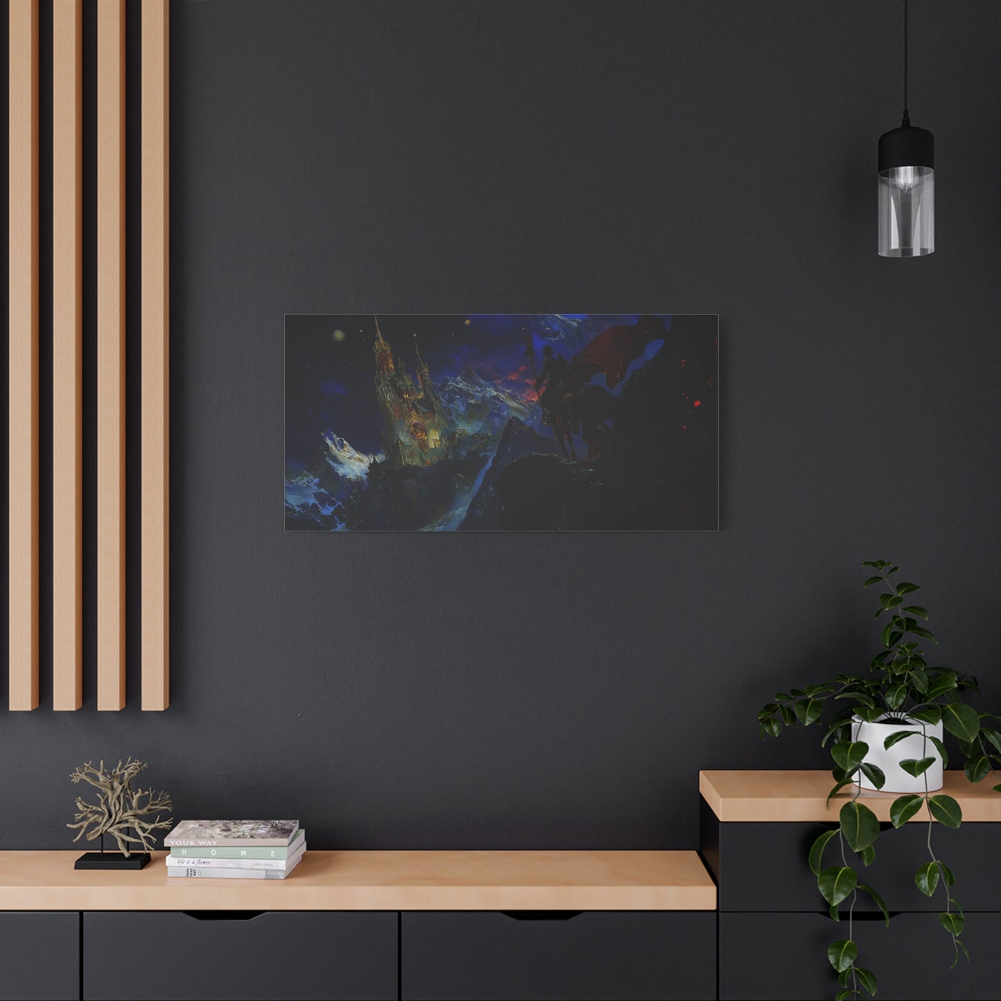 Fortress of Twilight Canvas Print