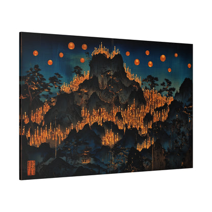 Where Candles Whisper Canvas Print