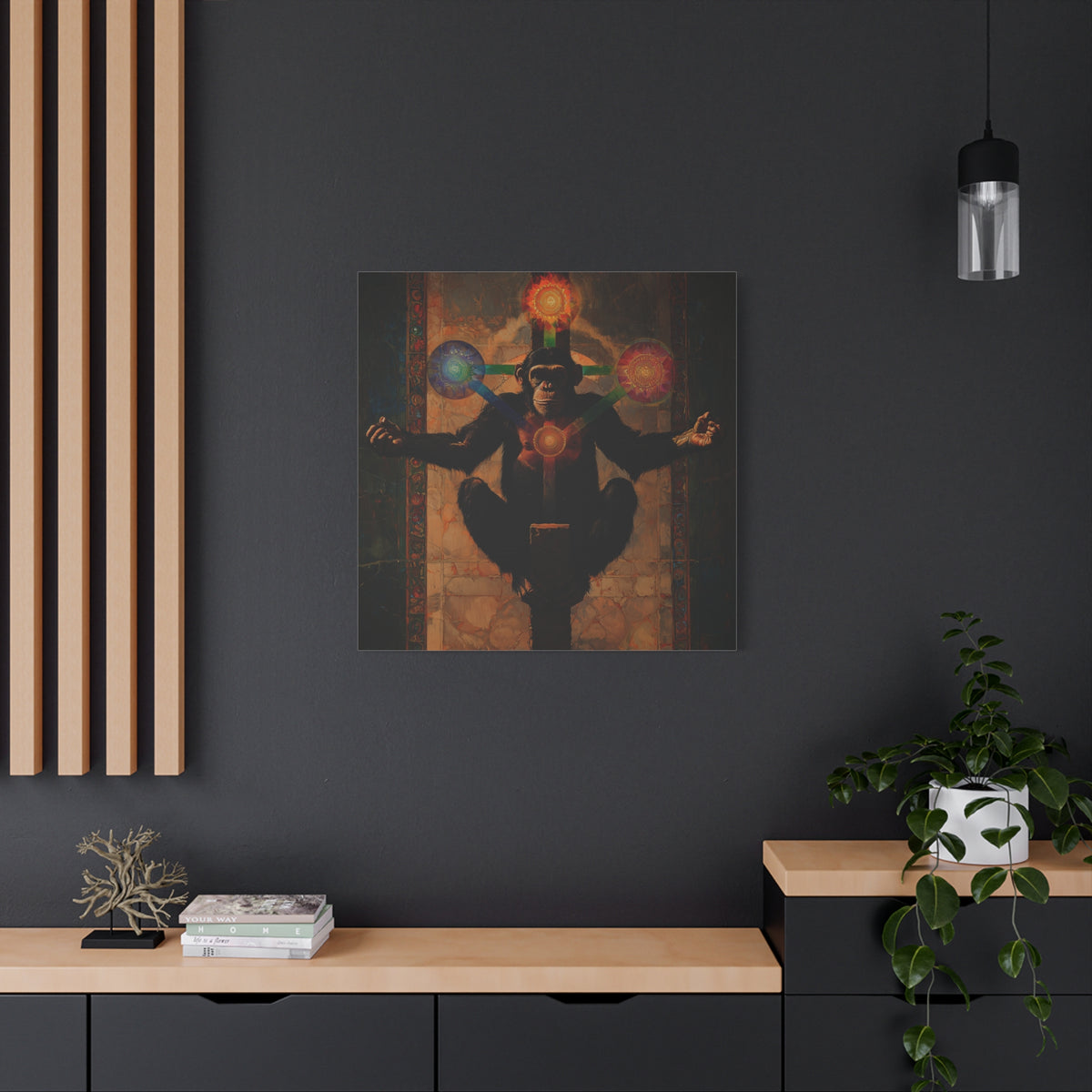 Simian Liturgy Canvas Print