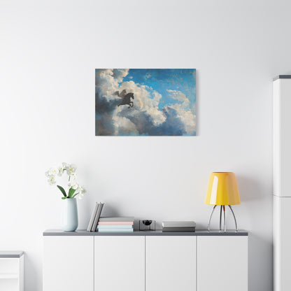 Riders of the Sky Canvas Print