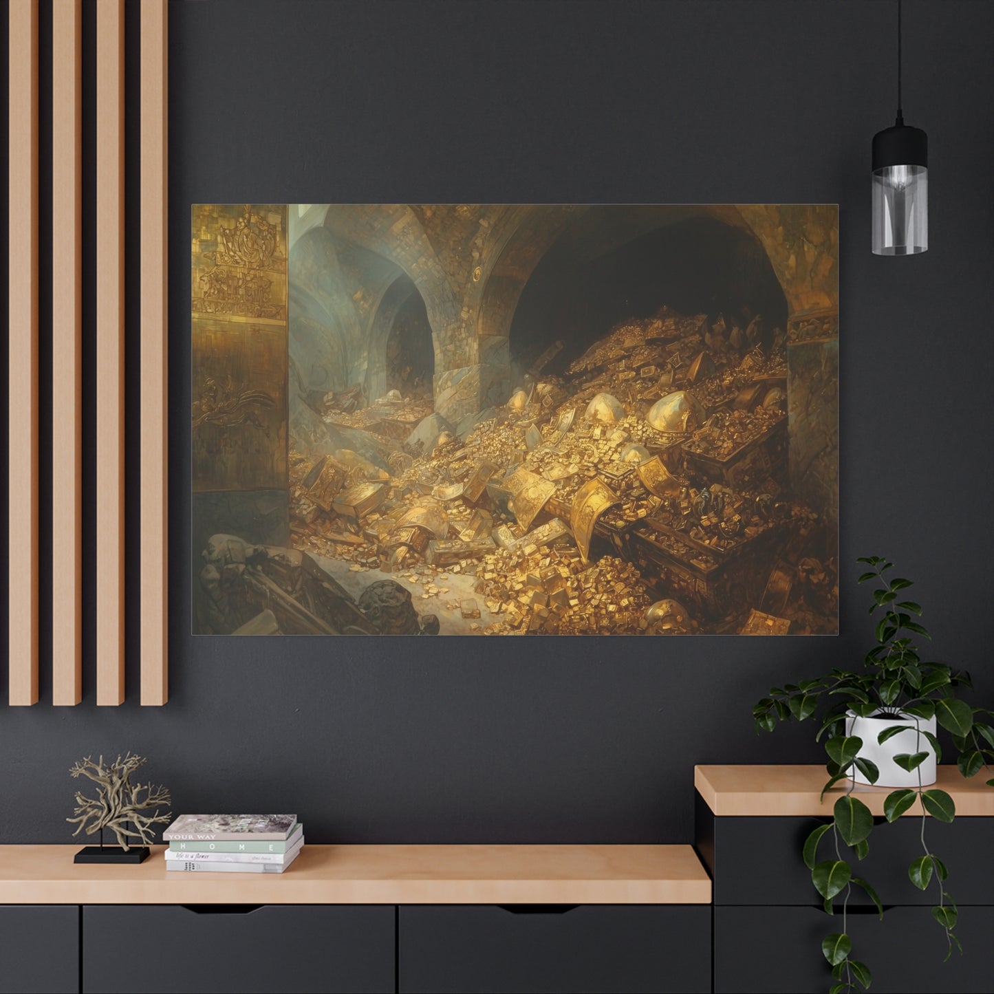 Silent Wealth Canvas Print