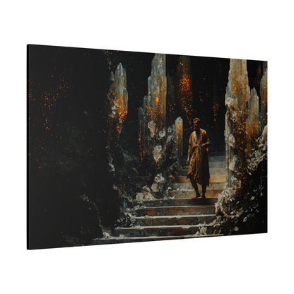 Stardust Pathways Canvas Print