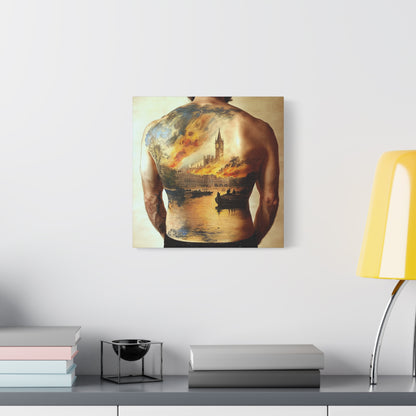 A Blaze Within Canvas Print