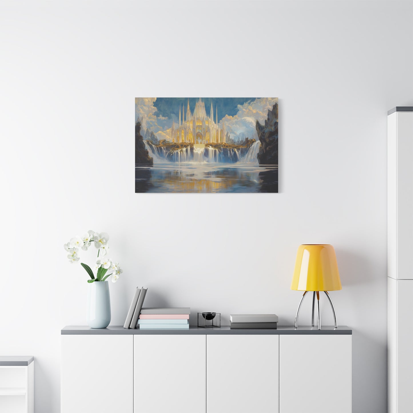 Golden Fortress Canvas Print