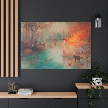 The Dreaming Forest Canvas Print