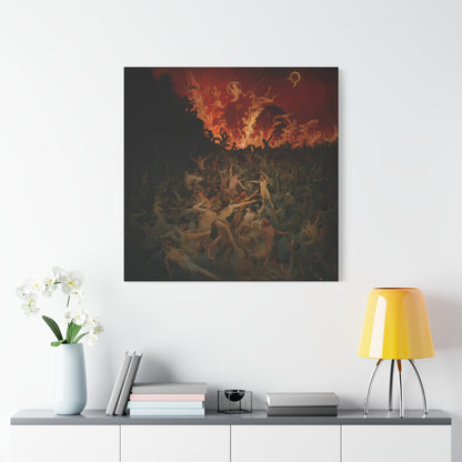 The Frantic Wail Canvas Print