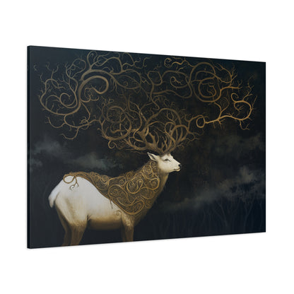 The Antlered Dream Canvas Print