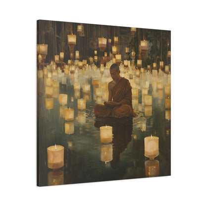 Quiet Candles Commune Canvas Print